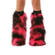 Fluffy boots rave outfits