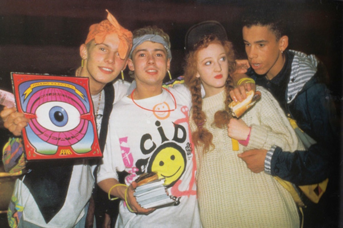 Rave outfits from the early 90's onwards