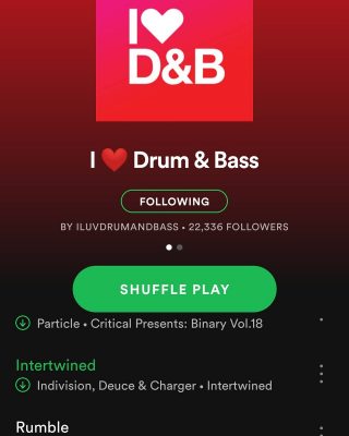 I love Drum and Bass spotify